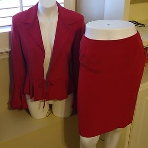 Patrick Christopher silk 2 piece suit